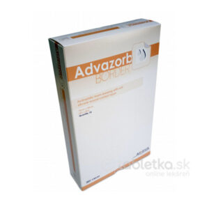 Advazorb Border krytie na rany samolepiace 10x20cm