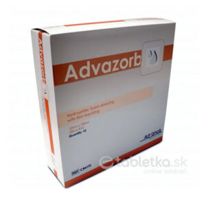 Advazorb krytie na rany hydrofilné penové 20x20cm