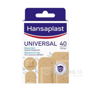 Hansaplast UNIVERSAL Water Resistant vodoodolná náplasť 40ks