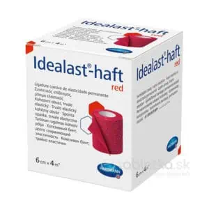 Idealast-haft color ovínadlo elastické červené 6cm x 4m