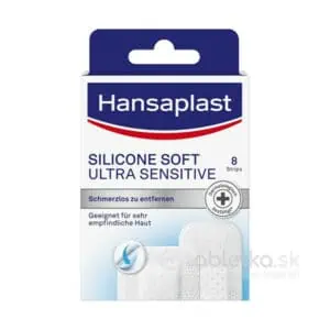 Hansaplast SILICONE SOFT Ultra Sensitive náplasť 8ks