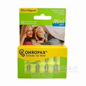 OHROPAX Mini SOFT Ušné vložky 10 kusov