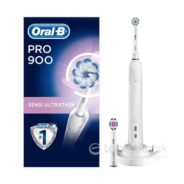 Oral-B elektrická zubná kefka PRO900 biela Sensi UltraThin