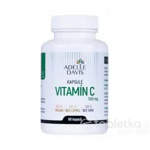 Adelle Davis Vitamín C 500 mg, 60 cps