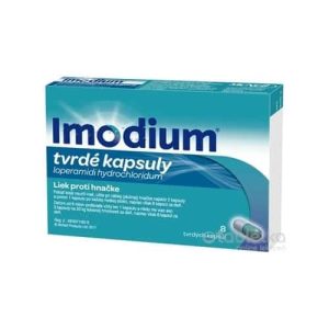 Imodium 8 tvrdých kapsúl