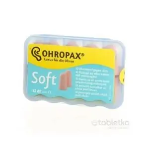 OHROPAX SOFT Ušné vložky v plastovom obale 1×10 ks