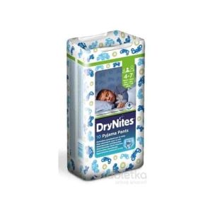 HUGGIES DRY NITES MEDIUM PRE CHLAPCOV (4-7 rokov) plienkové nohavičky 17-30 kg – 10 ks