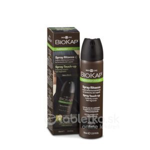BIOKAP nutricolordelicato sprej na zakrytie odrastov a šedín – čierny 75 ml