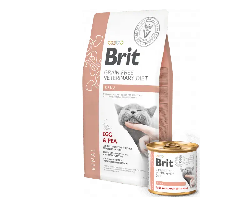 Veterinárne diéty pre mačky Brit Veterinary Diets GF cat Renal