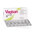 Vagisan Lactic Acid vaginálne čapíky s kyselinou mliečnou 7ks