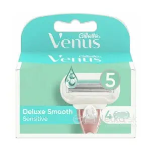 Gillette Venus Deluxe Smooth Sensitive náhradné hlavice 4ks