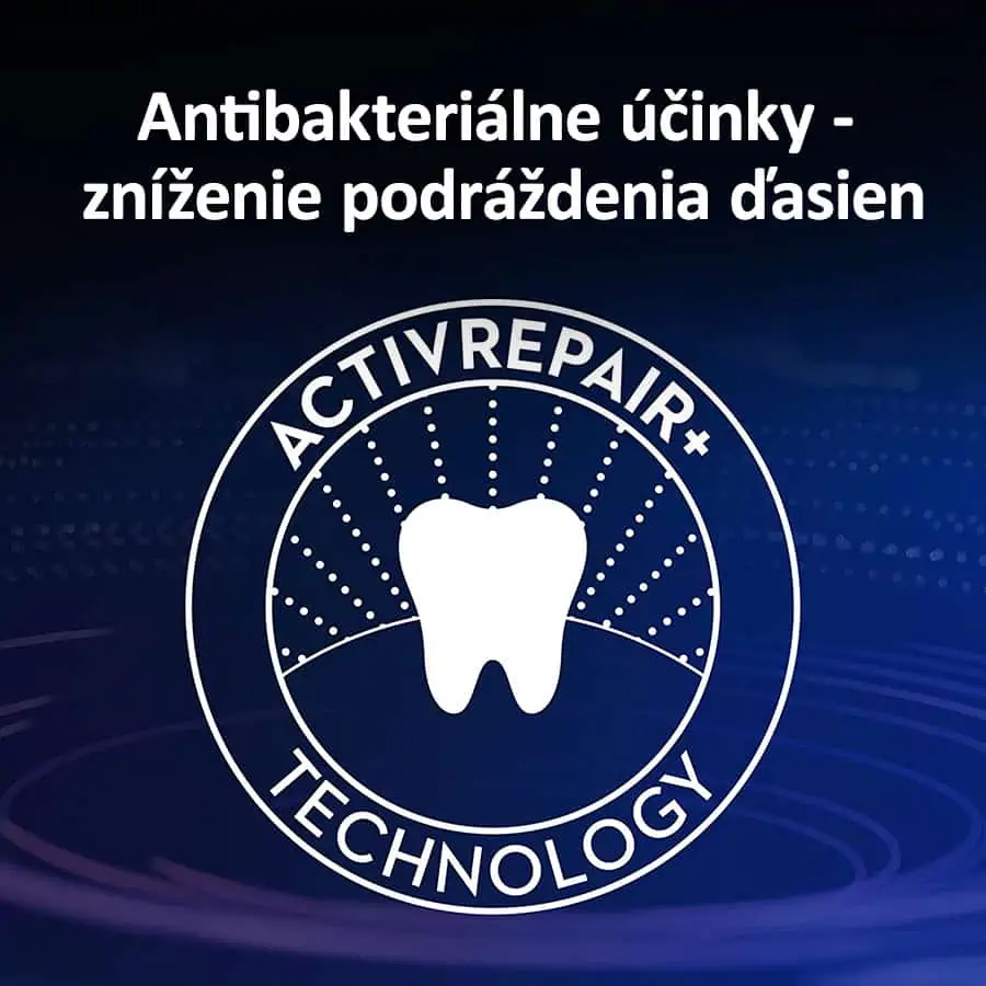 Technológia ActivRepair - Antibakteriálne účinky pasty Oral-B - zníženie podráždenia ďasien