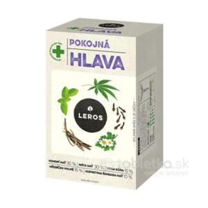 LEROS Pokojná hlava bylinný čaj 20x1,5g