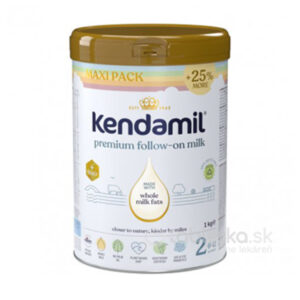 Kendamil Premium 2 HMO+, pokračovacie dojčenské mlieko 6m+ XXL, 1kg