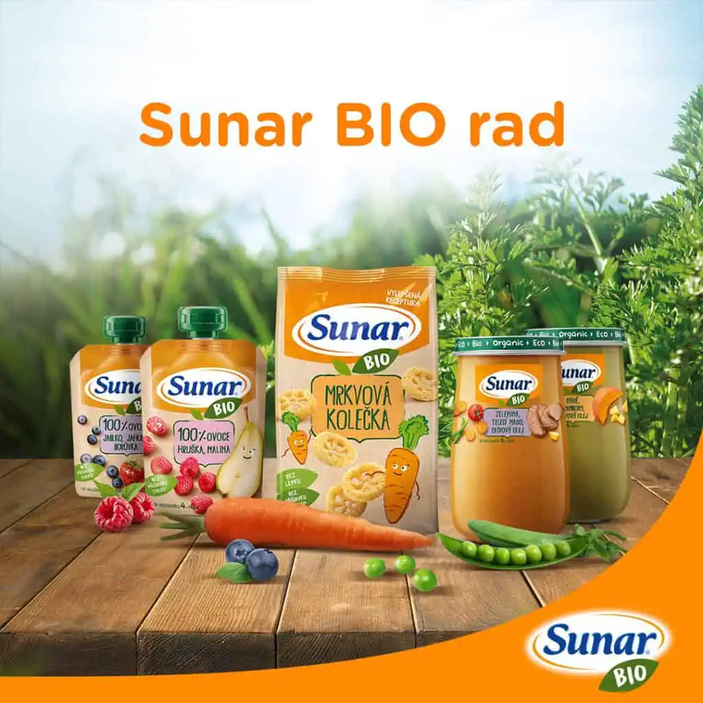 Kvalitné, nutrične bohaté a chutné dobroty Sunar BIO
