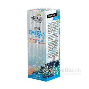 Adelle Davis tekuté OMEGA 3 z morských rias 50ml