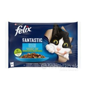 Felix Fantastic Multipack kapsičky výber z rýb v želé 4x85g