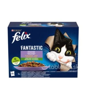 Felix Fantastic Multipack kapsičky výber so zeleninou v želé 12x85g