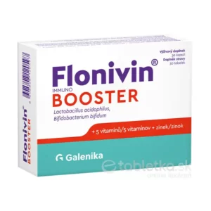 Flonivin IMMUNO BOOSTER (prospešné baktérie + 5 vitamínov + zinok) 30cps